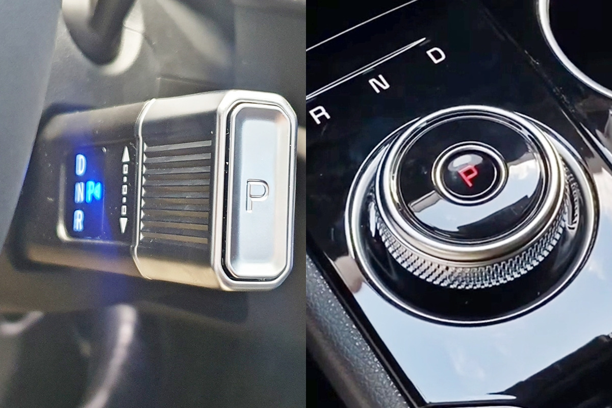 4_그랜저 컬럼 타입 전자식 변속 레버와 K5 전자식 변속 다이얼.jpg