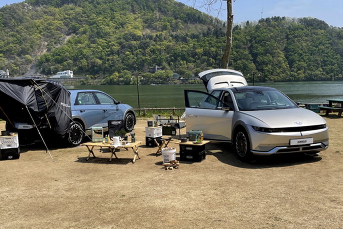 아이오닉5와 아웃도어 활동 뉴데일리경제.jpg