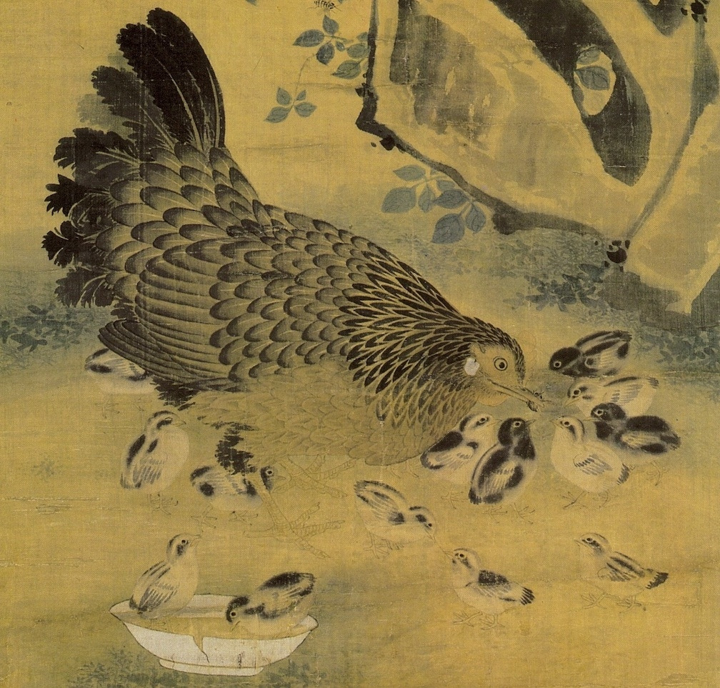 변상벽, 모계영자도, 18세기 중엽, 비단에 채색, 101X50cm, 국박소장-1.jpg