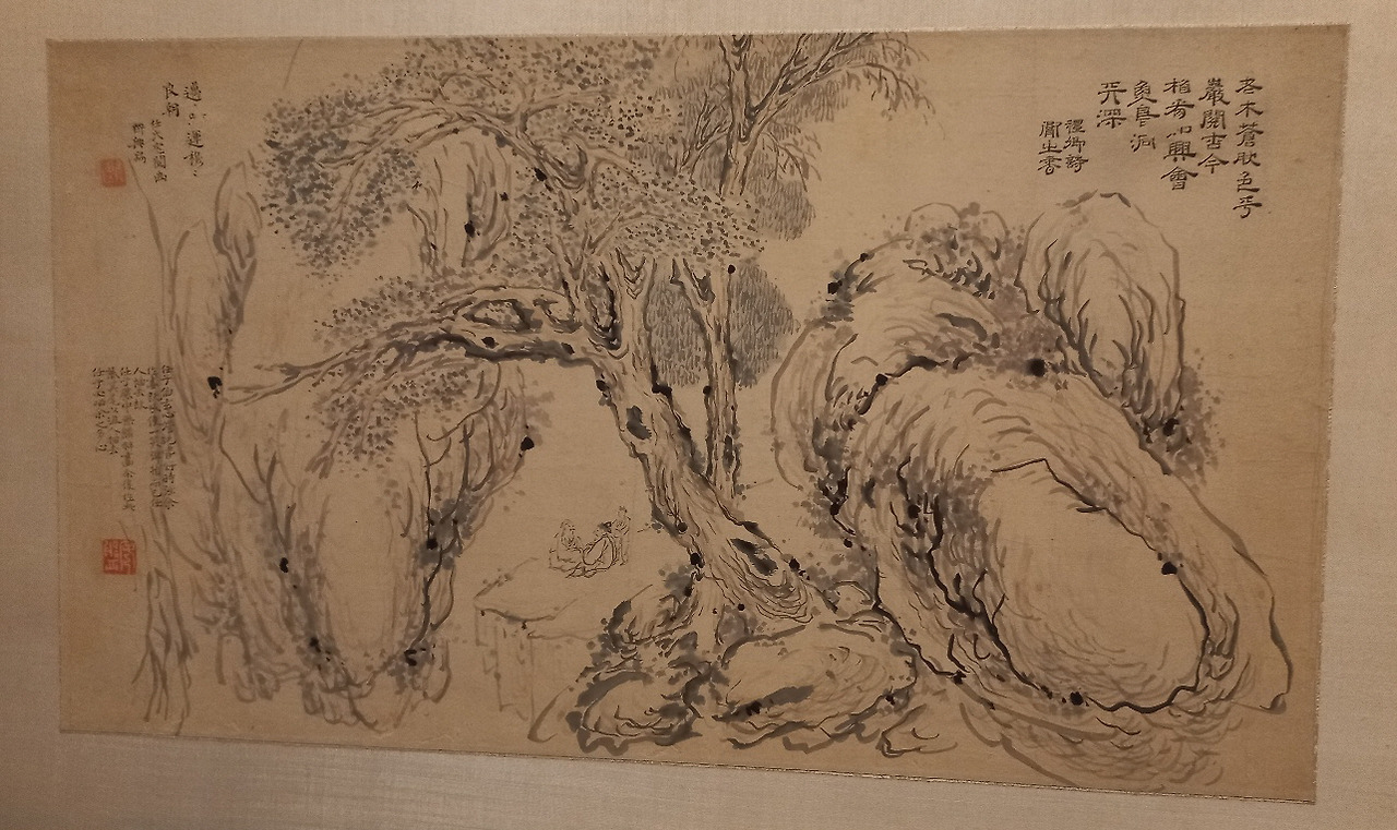 소나무 아래 한가로운 담소 조선시대 이인상.jpg