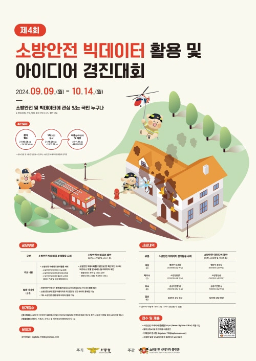 [크기변환](수정)소방안전 빅데이터 플랫폼 경진대회_20240906 포스터.jpg