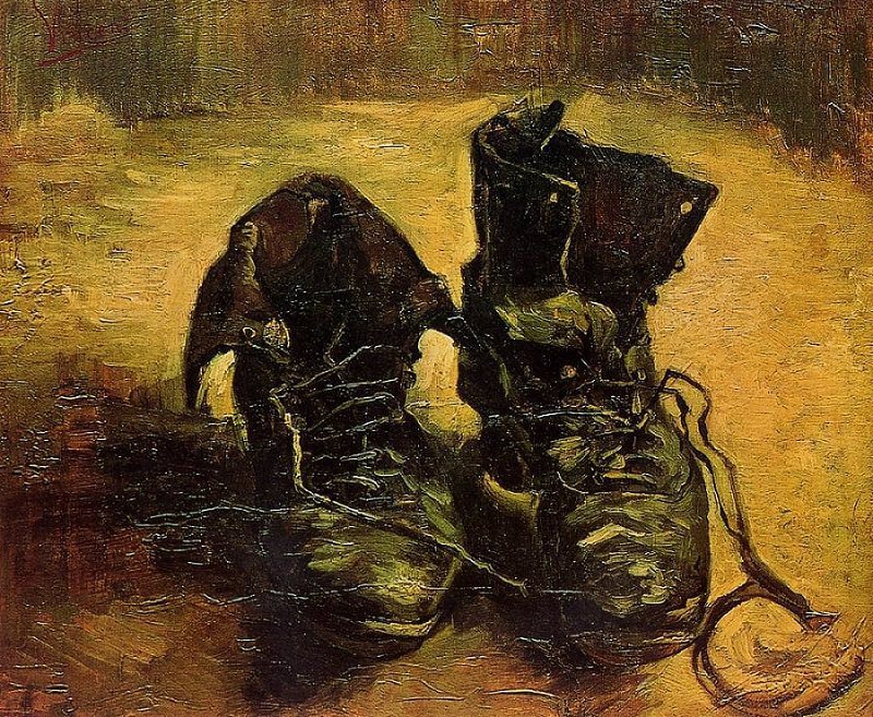A Pair of Shoes, Vincent van Gogh, 1886. Amsterdam, Van Gogh Museum.jpg