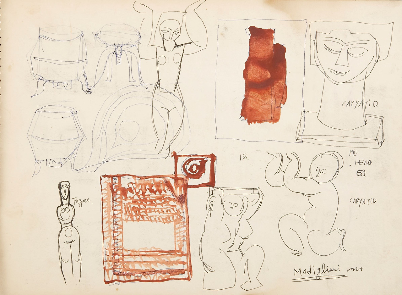 41.드로잉 북 12, 1964, 종이에 혼합매체, 25.8X35.7cm.jpg