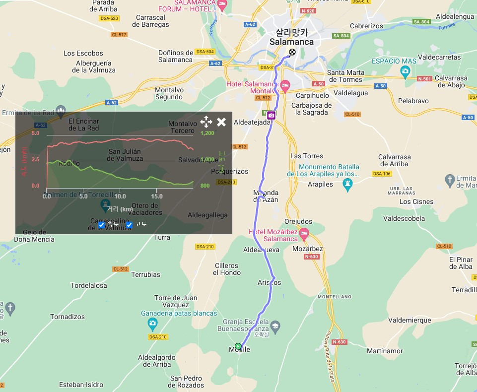 은의 길 18일 차, 램블러 기록.jpg