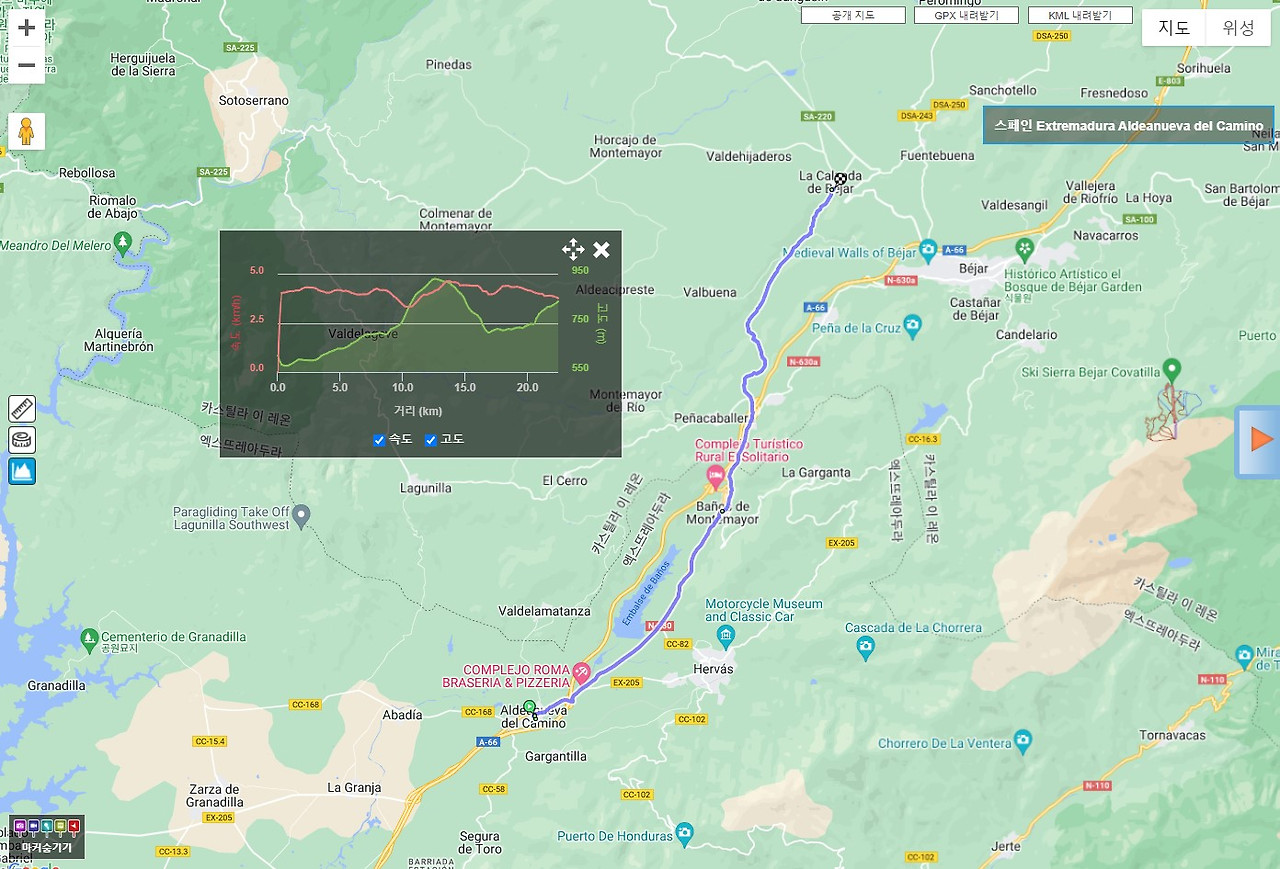 은의 길 15일 차, 램블러 기록.jpg