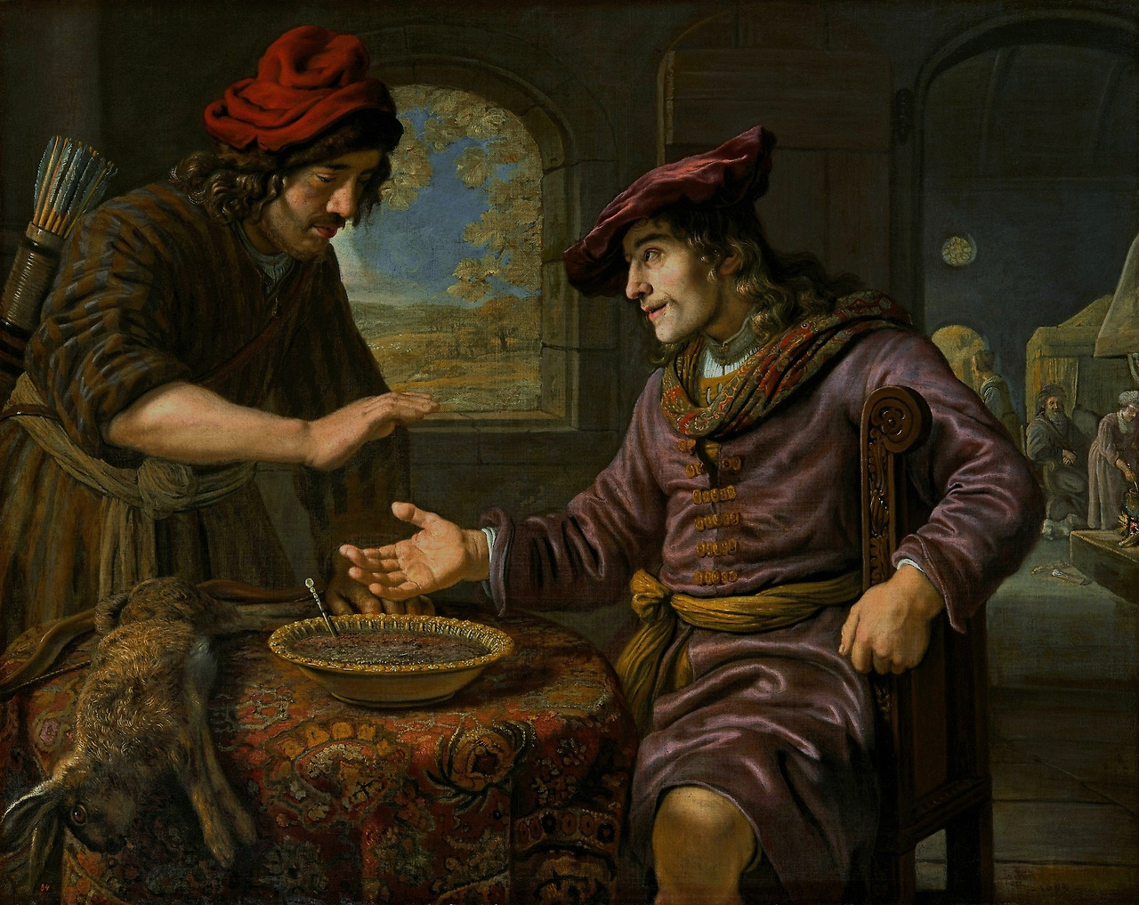 「Esau and the mess of pottage」, Jan Victors, 1653년 作.jpg