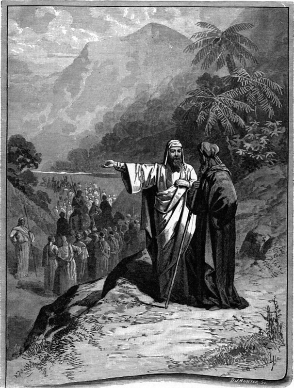 「땅을 나누는 아브라함과 롯」 1897년 챨스 포스터 作.jpg