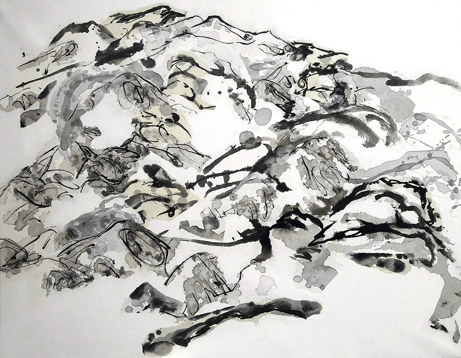 20160505 산맥 콜라주 배접 완료.jpg