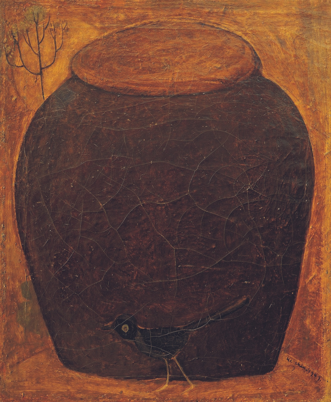 장욱진_독 Jar 1949 캔버스에 유채 Oil on canvas 45.5x37.9.jpg
