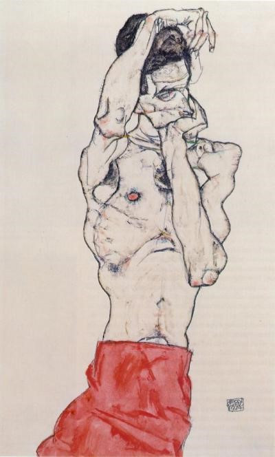 에곤쉴레-Standing Male Nude with Red Loincloth.jpg