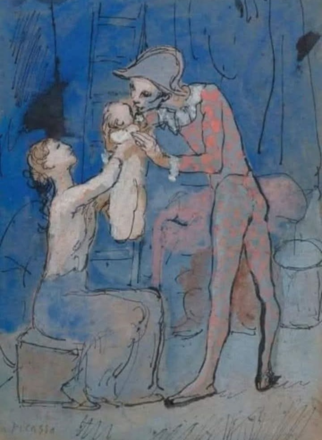 피카소-할리퀸의 가족.jpg
