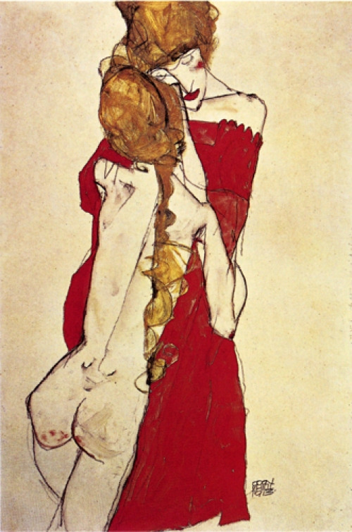 에곤실레-어머니와 딸.jpg