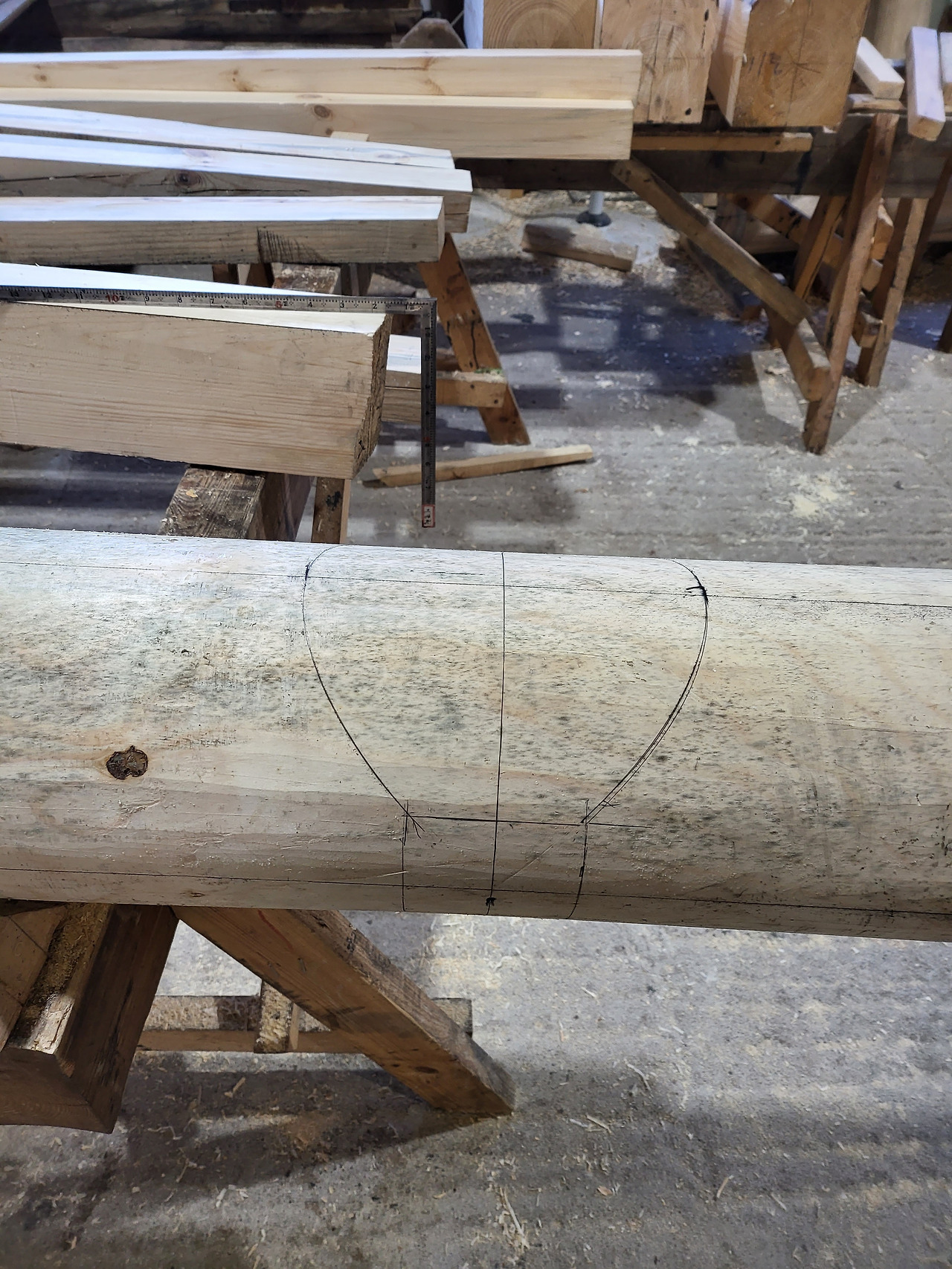 평창한옥학교 14주차 화요일_사각정 도리만들기_맞춤 가공의 밑그림 그리기_20220118_103259.jpg