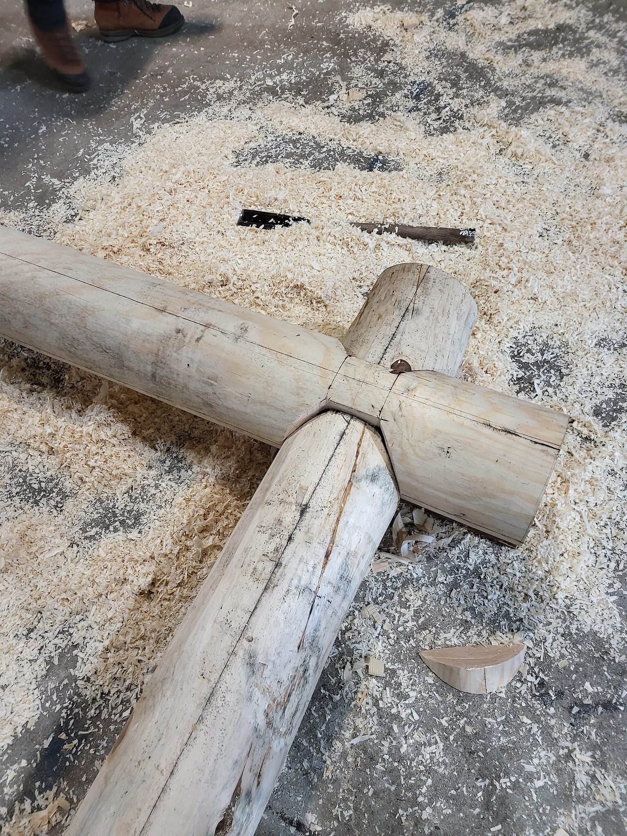 평창한옥학교 14주차 화요일_사각정 도리만들기_왕지 맞춤 조립_20220118_163318.jpg