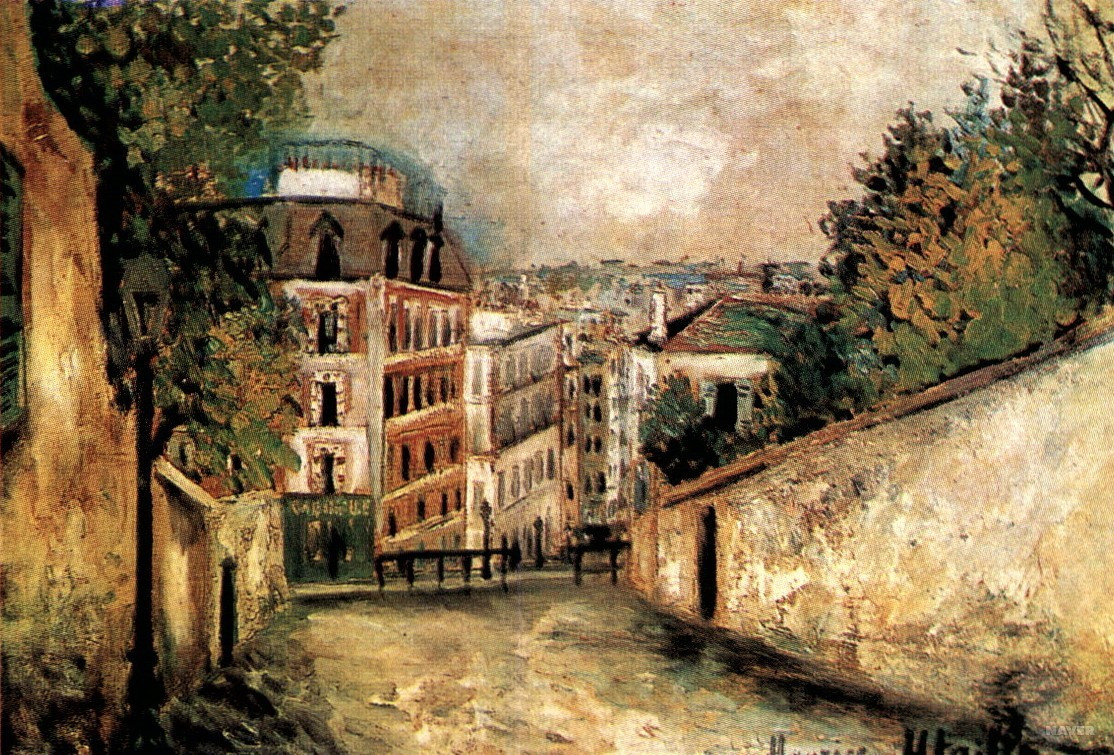 몽마르트 르 풍경, 위트릴로, 파리 국립 근대미술관.jpg