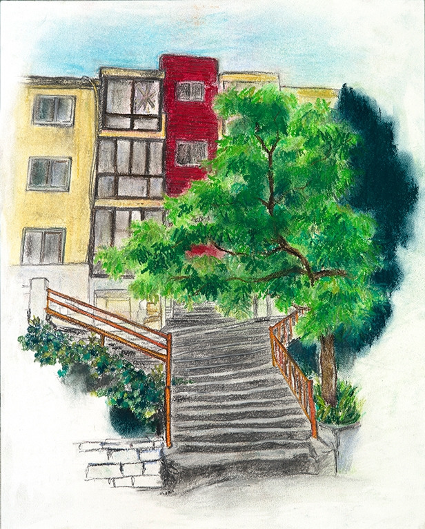 철산동, 여름의 기록 3 은하연립 아래서.jpg