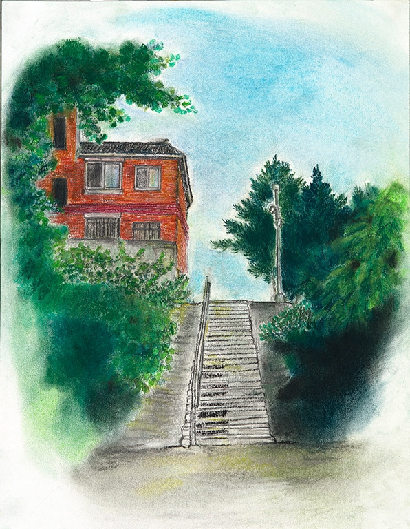 철산동, 여름의 기록 14 피아노 계단에서.jpg