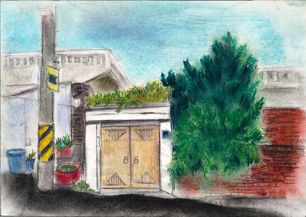 철산동, 여름의 기록 7 노란 대문집.jpg