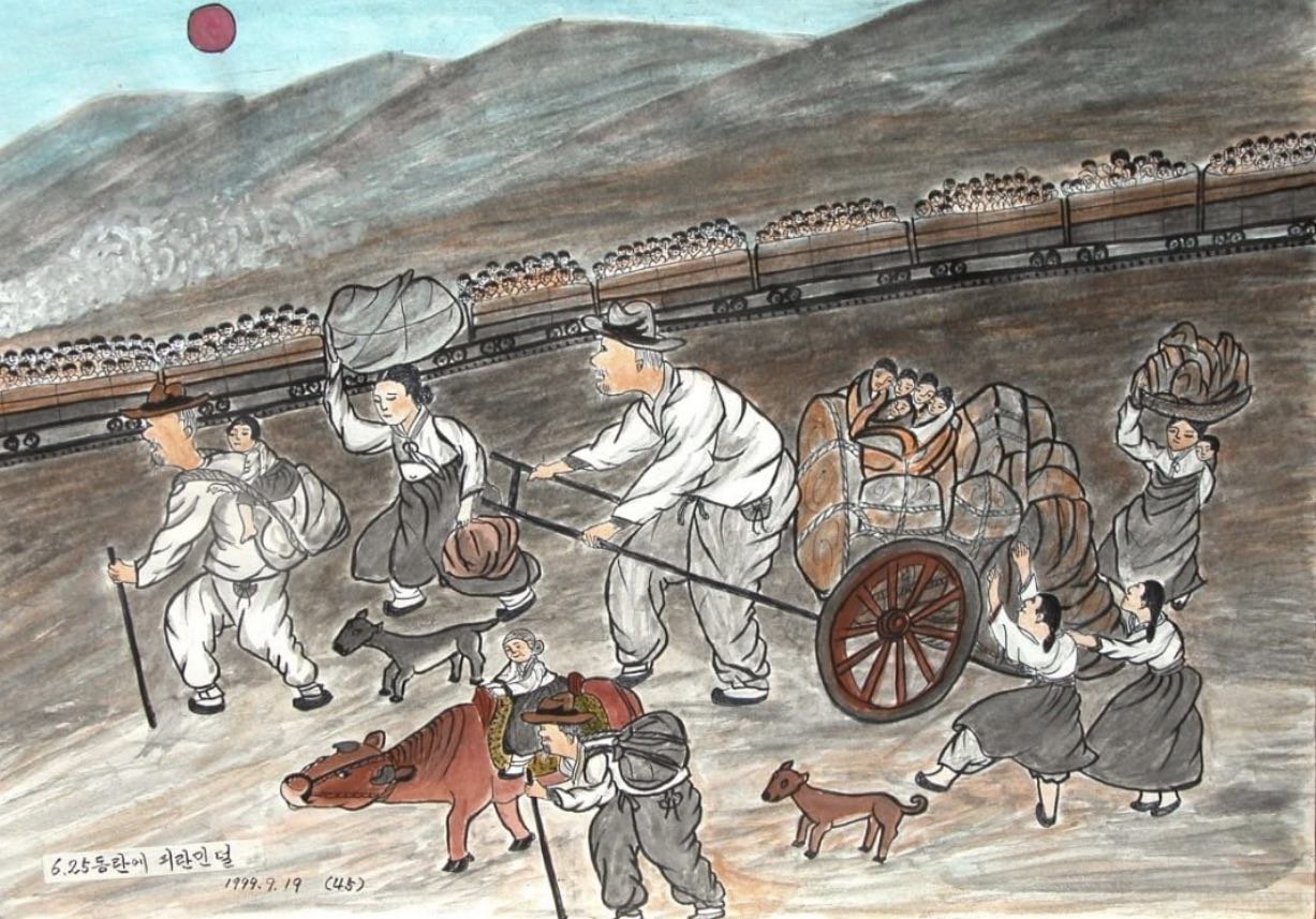 6.25동란의 피난민덜, 1999.jpg