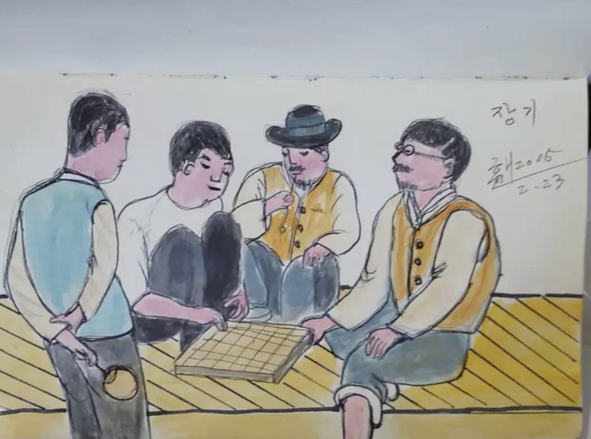 장기_종이 위에 아크릭릭_2015.jpg