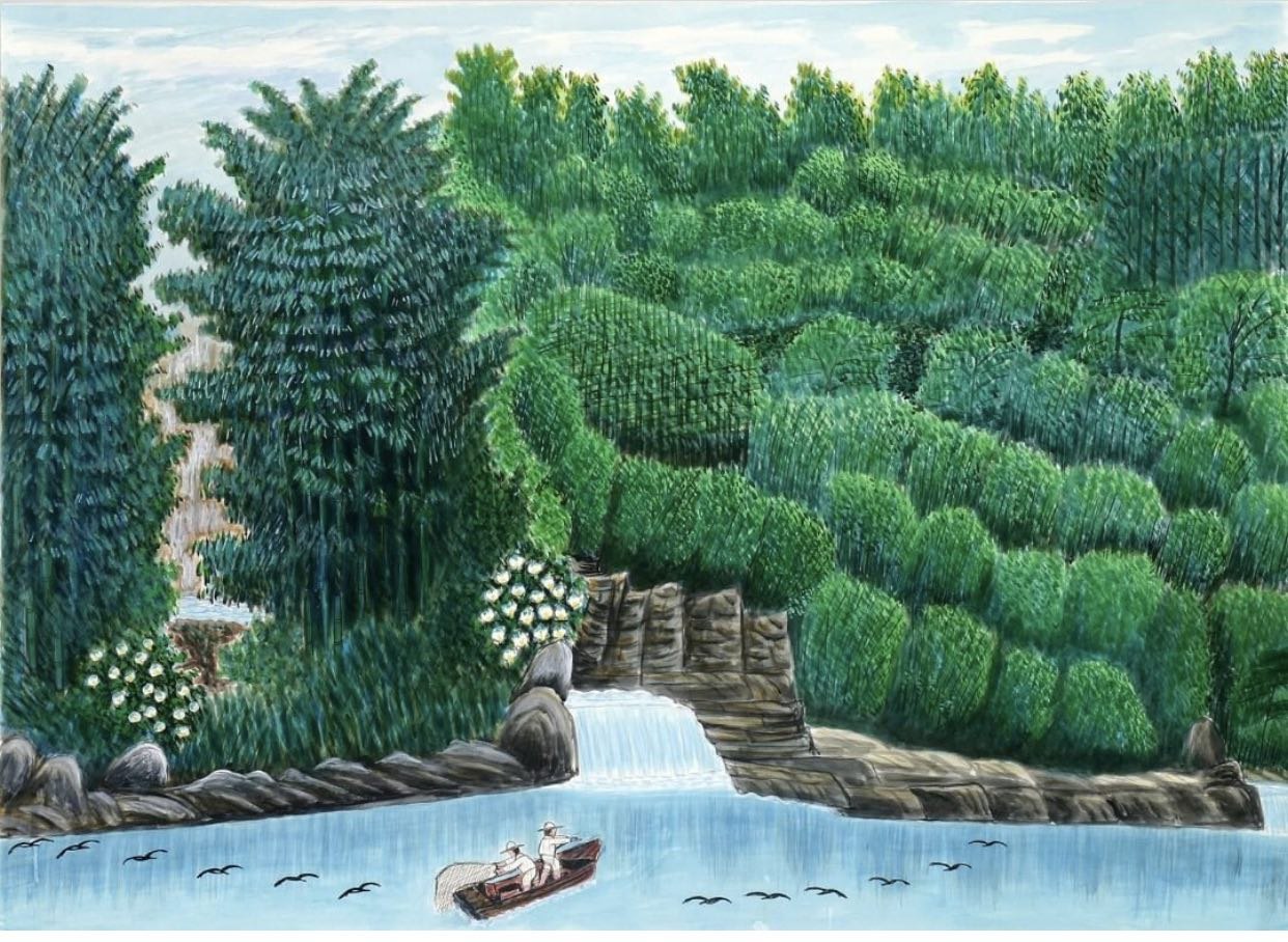 대나무와 연못, 2007.jpg