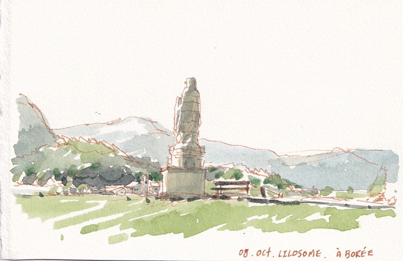 Borée Vierge sur le paysage : Lilosome.jpg