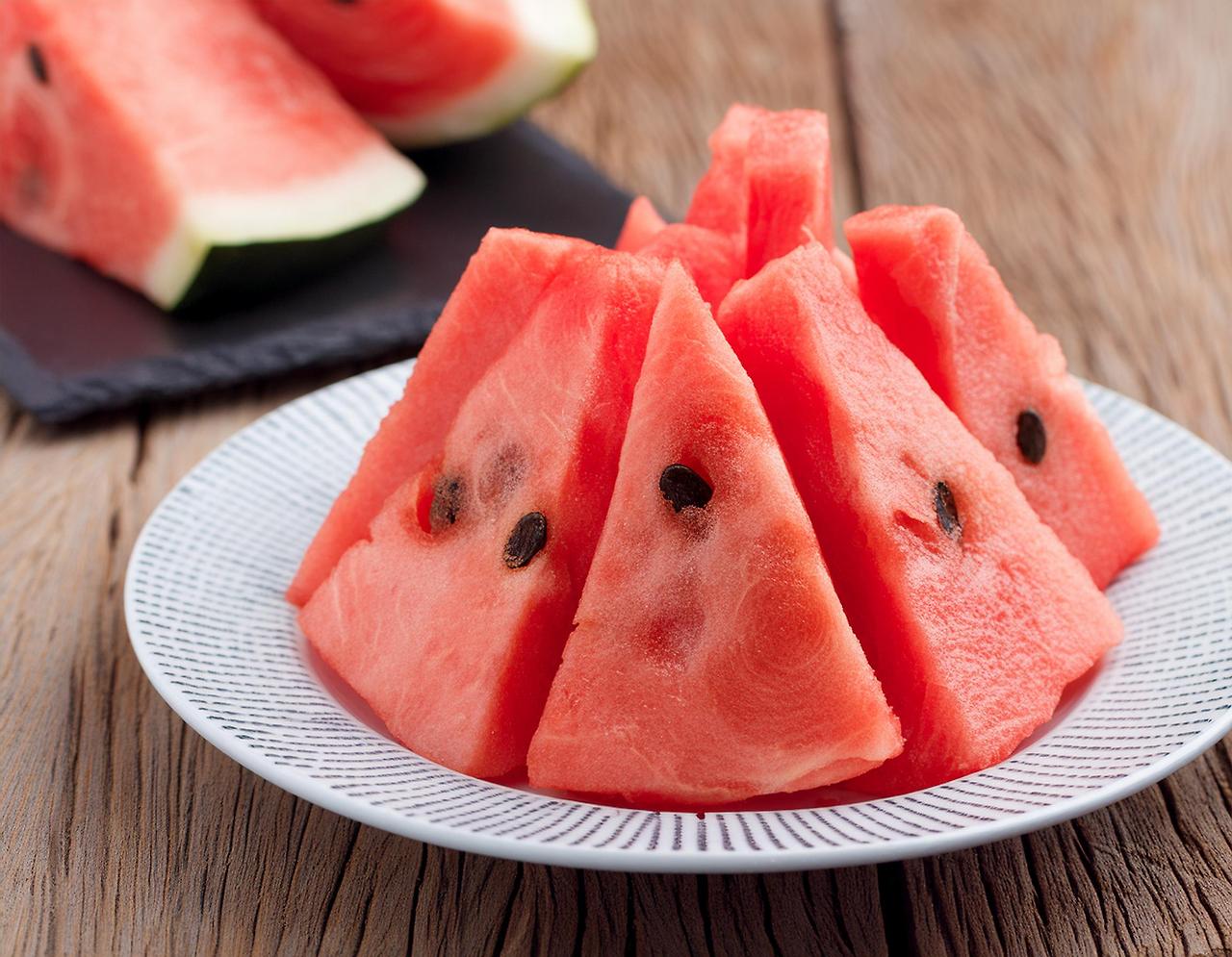 Firefly sliced watermelon on the dish 11880.jpg