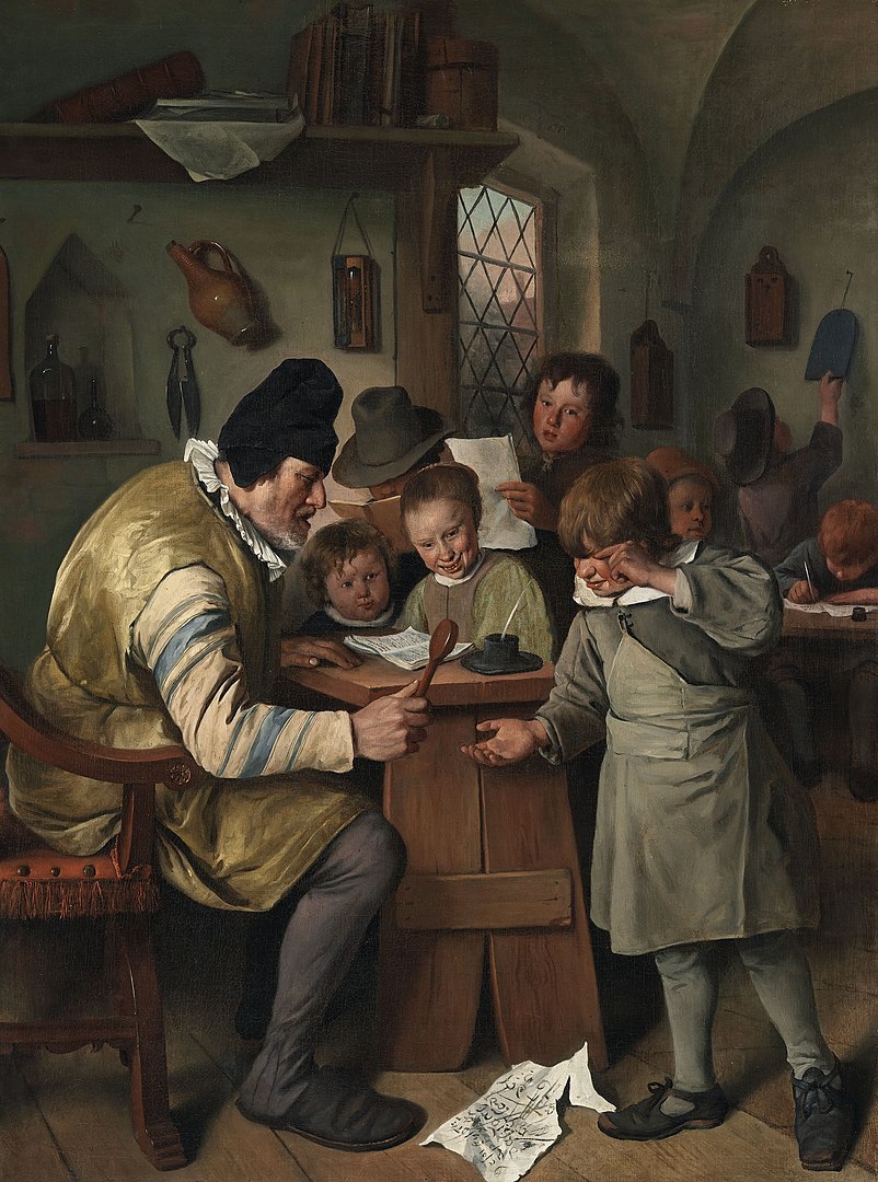 802px-Jan_Steen_-_The_Village_School_(National_Gallery_of_Ireland).jpg