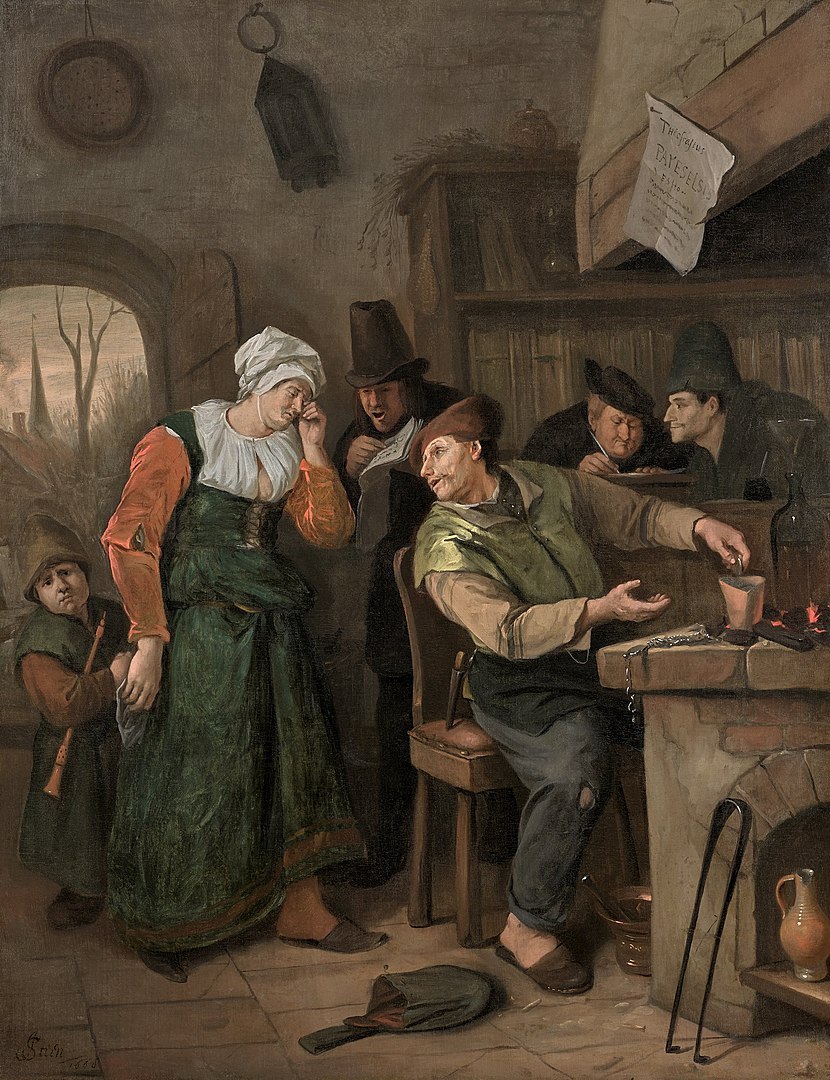 830px-Jan_Steen_-_The_Alchemist_and_his_Crying_Wife.jpg
