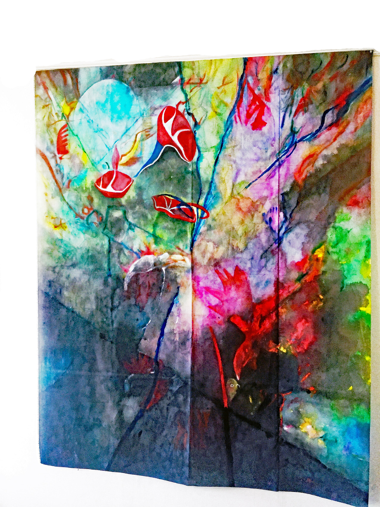 Louis Chul-joo Choi, morning glory 2022-i, 147.5X183.5cm, acrylic and composite materials on cloth, 2022 (03).jpg