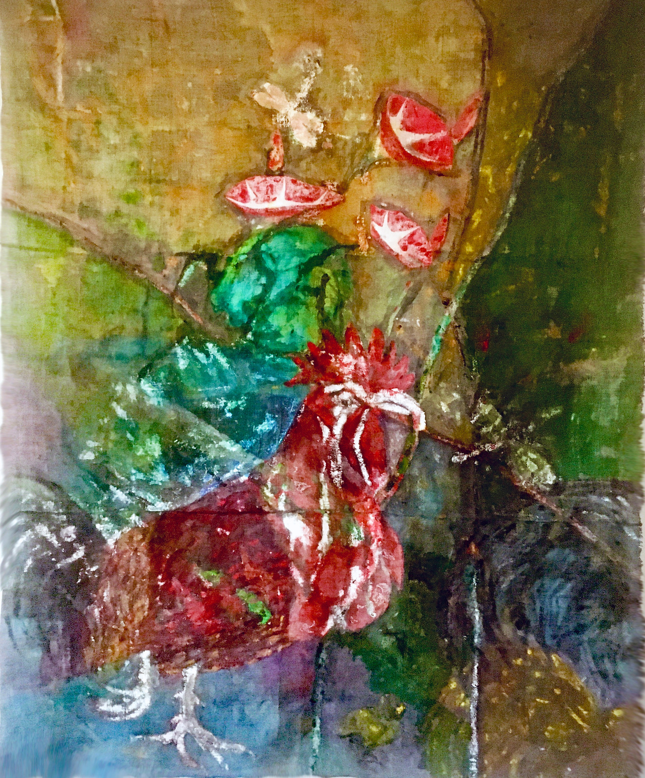 Chul-joo Choi,_morning glory 2022-b-back, 130X158cm, acrylic and composite materials on cloth, 2022.jpg