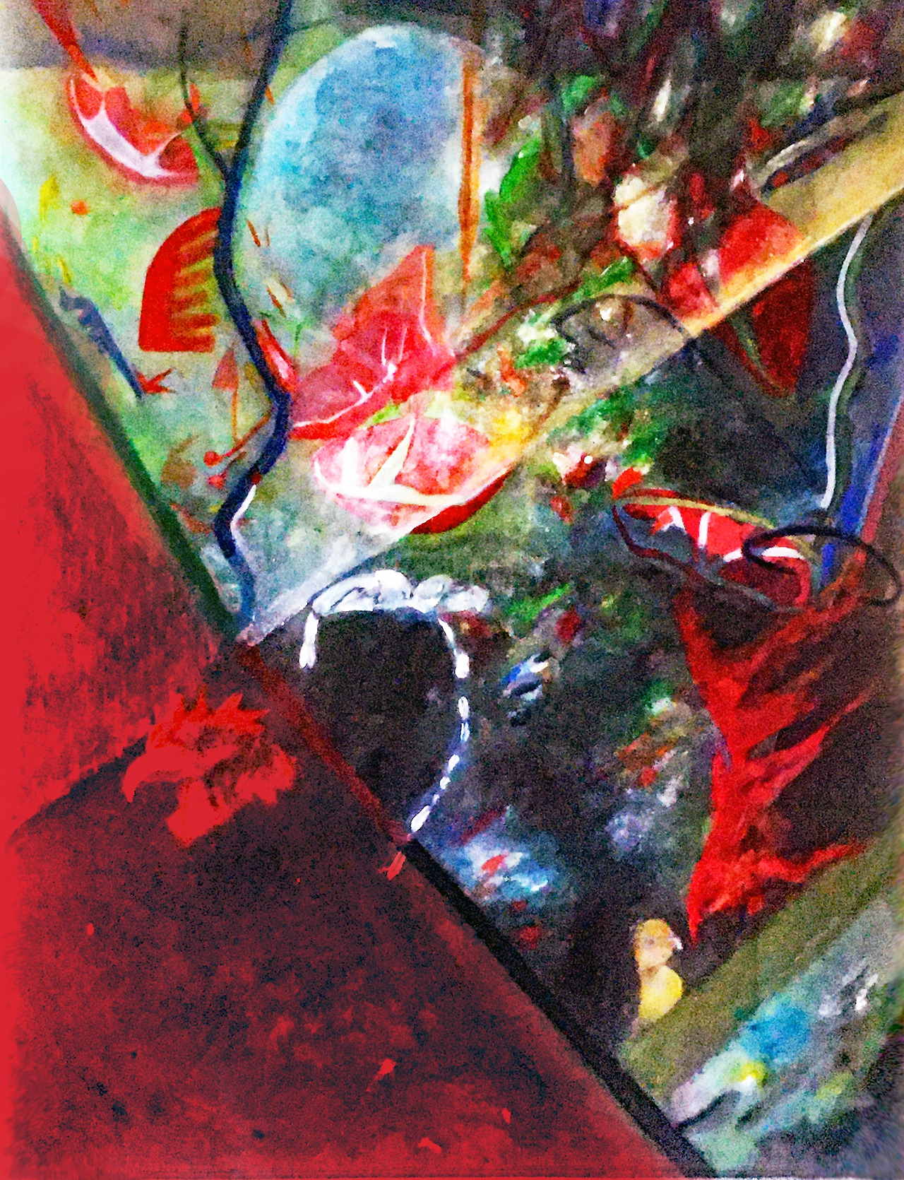 Chul-joo Choi, morning glory 2021-l, 145X183cm, acrylic and composite materials on cloth, 2021.jpg