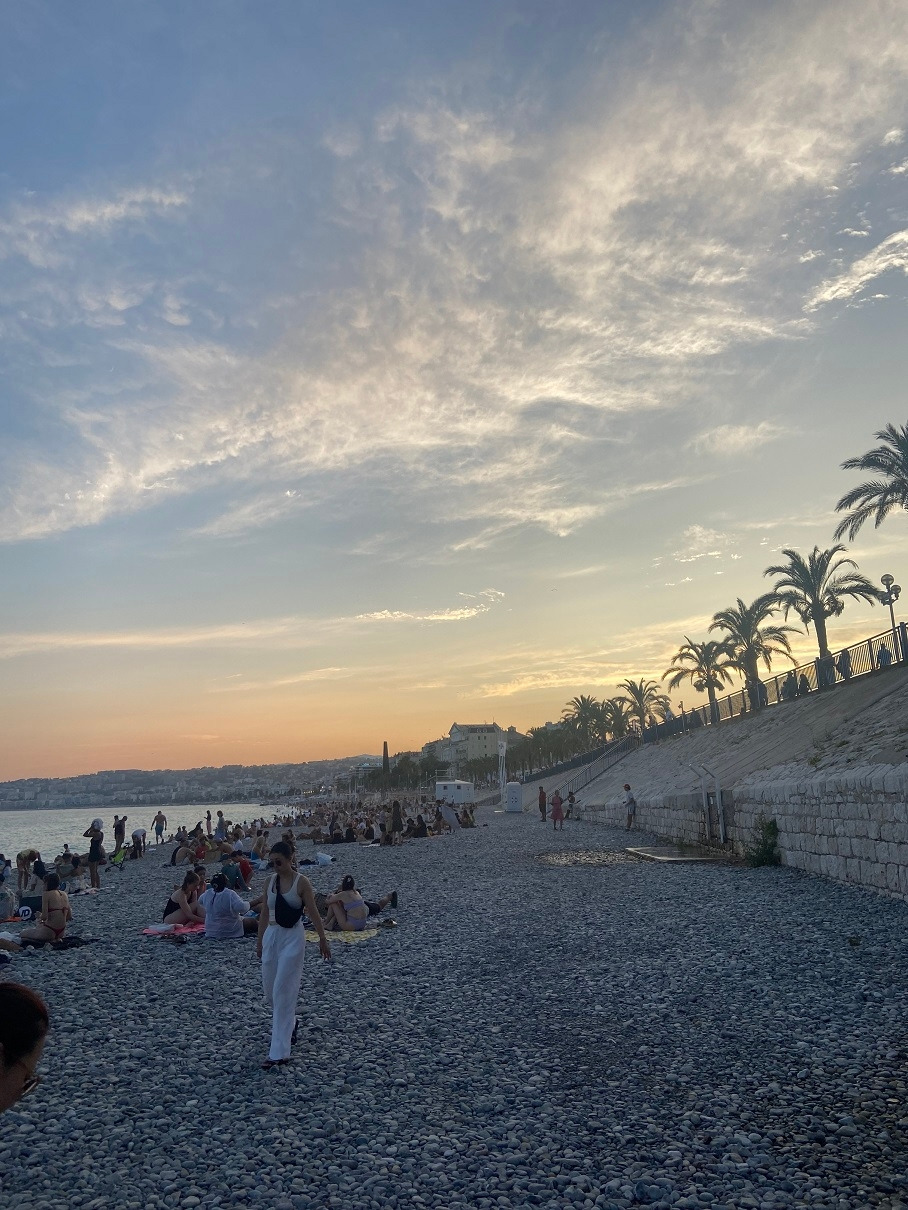 니스해변의 일몰.jpg