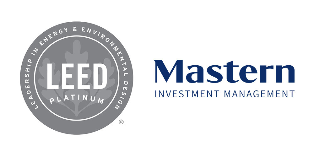 [사진 설명3] LEED 플래티넘(Platinum) 인증 및 마스턴투자운용 CI (사진 제공=마스턴투자운용 브랜드전략팀).jpg