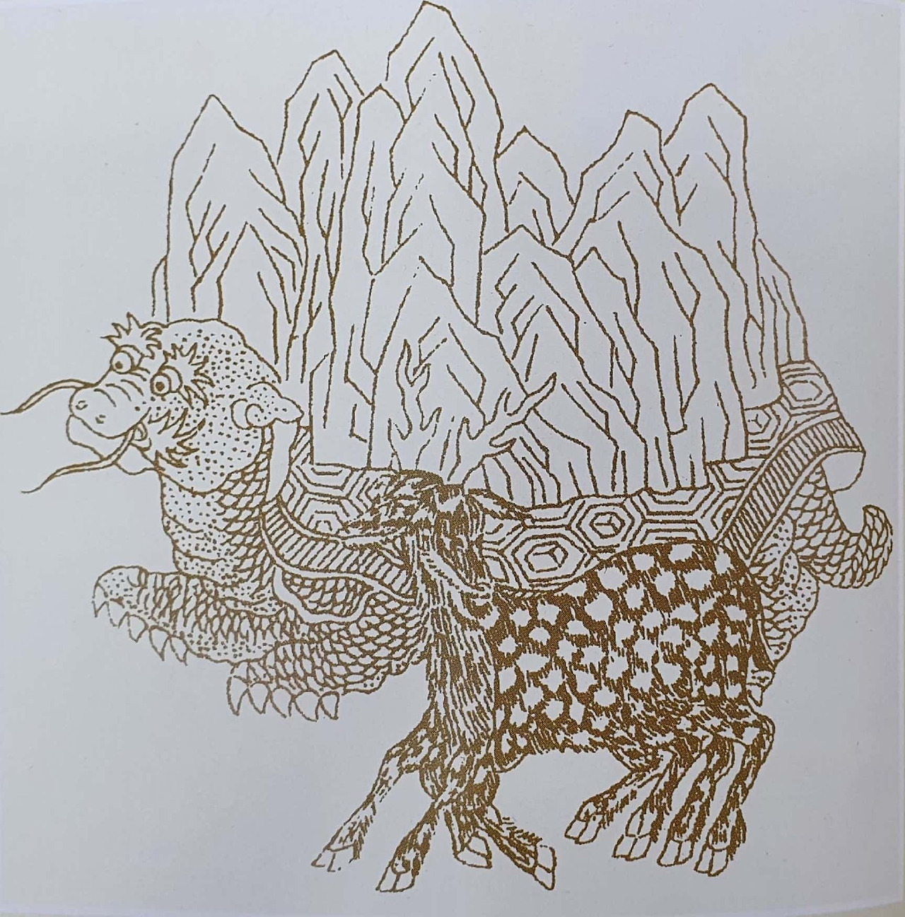 산을 지고 손뼉을 치는 거북.jpg