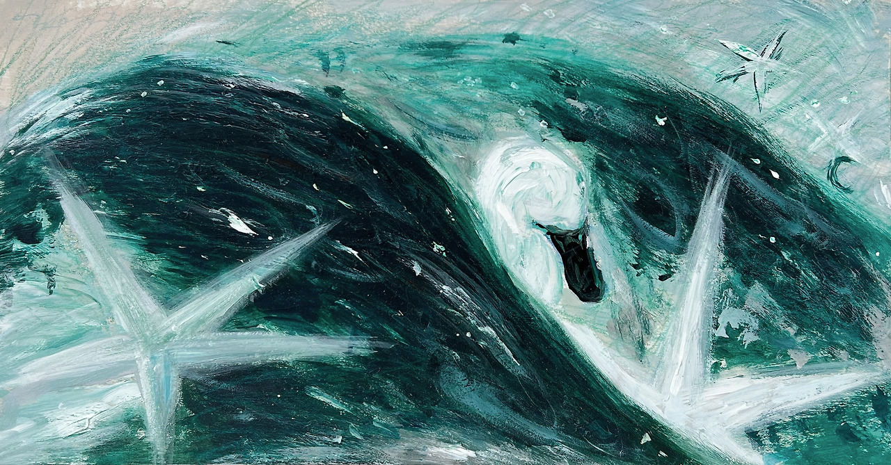 지나온, 그리고 다다를 자화상 28.3cm x 14.7cm Acrylic on paper 2024.jpg