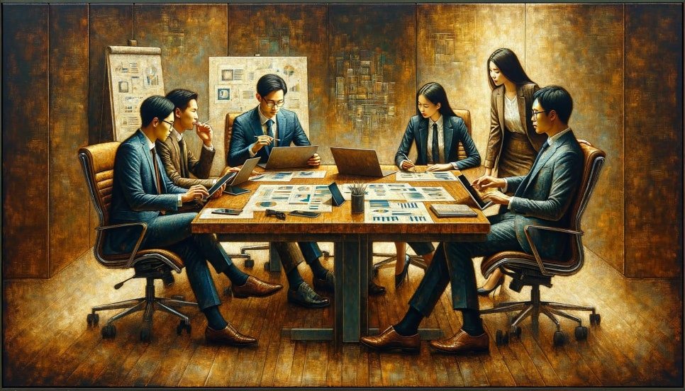 DALL·E_2024-01-09_12.58.04_-_An_oil_painting_depicting_a_corporate_meeting_s.jpg