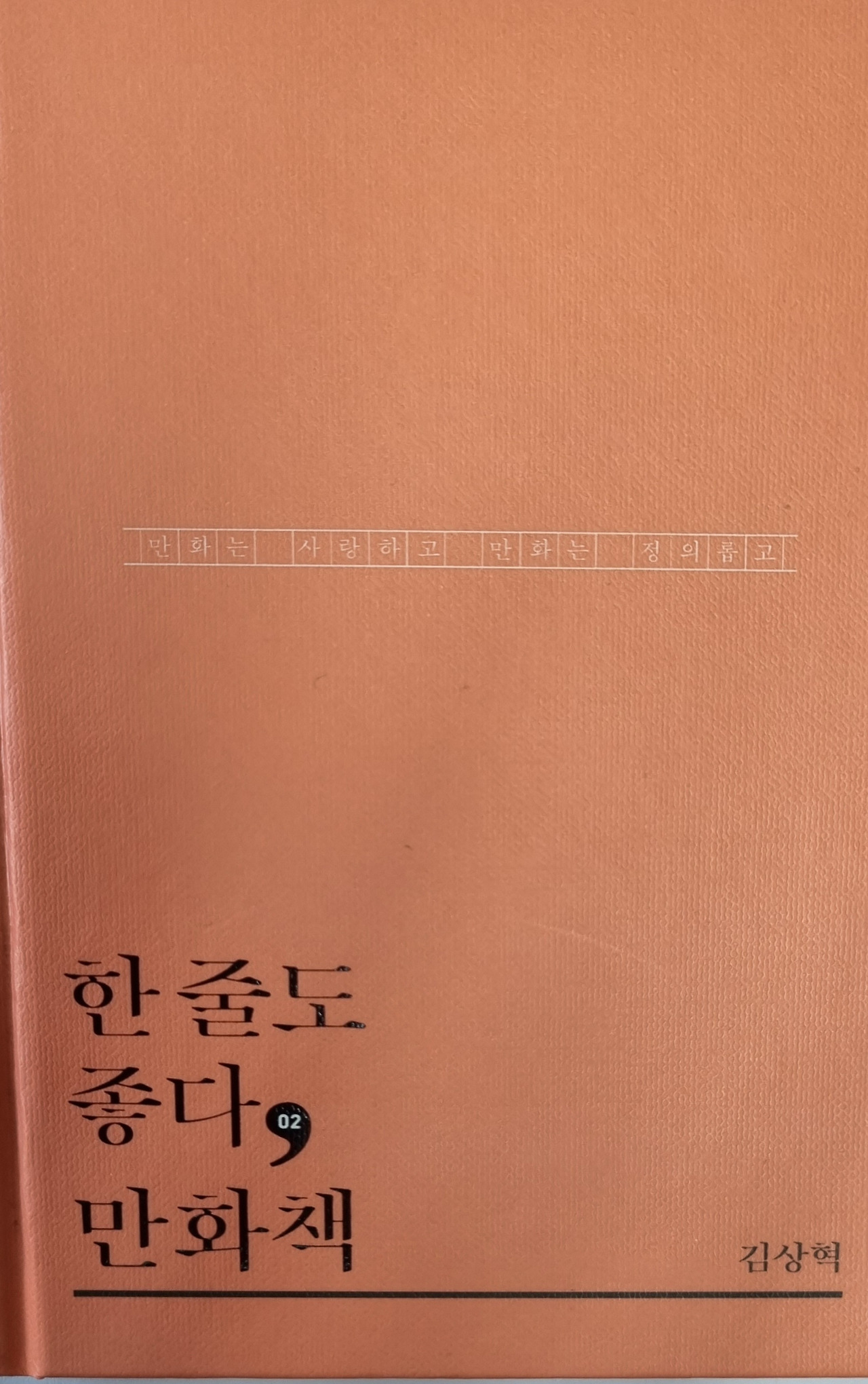 한줄도 좋다 - 만화책.jpg