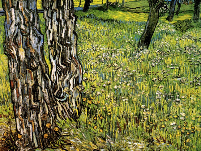 ‘생폴 요양원 정원의 소나무와 민들레’.jpg