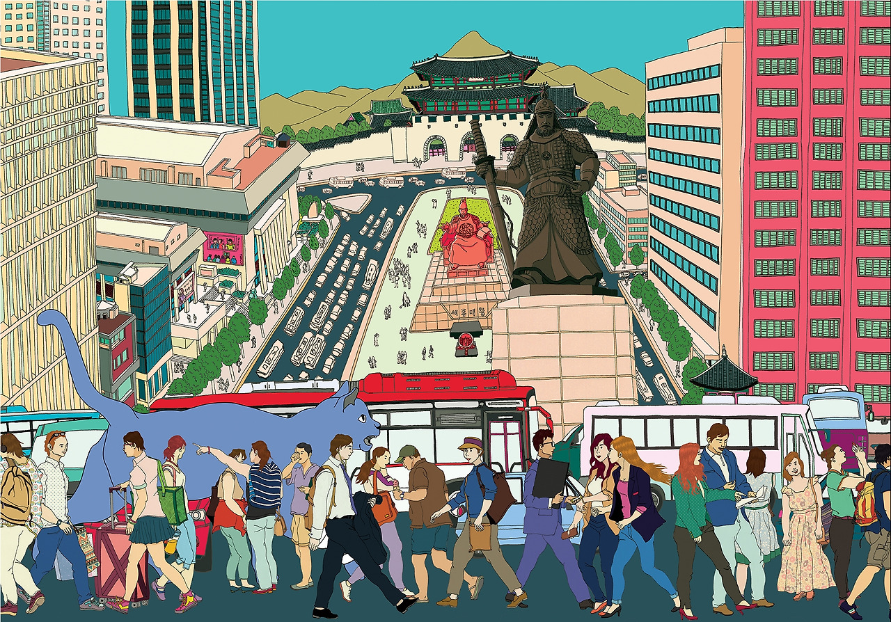 광화문 세종로  2019 digital print on canvas 65.1x45.5cm.jpg