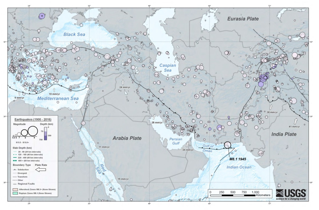 이란 근처의 지진 현황_1900-2016_USGS.jpg