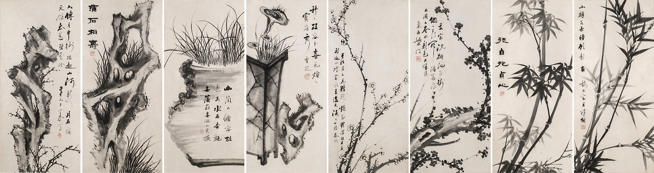 괴석매죽도 8폭 병풍_PS0100500300400006800000_0.jpg