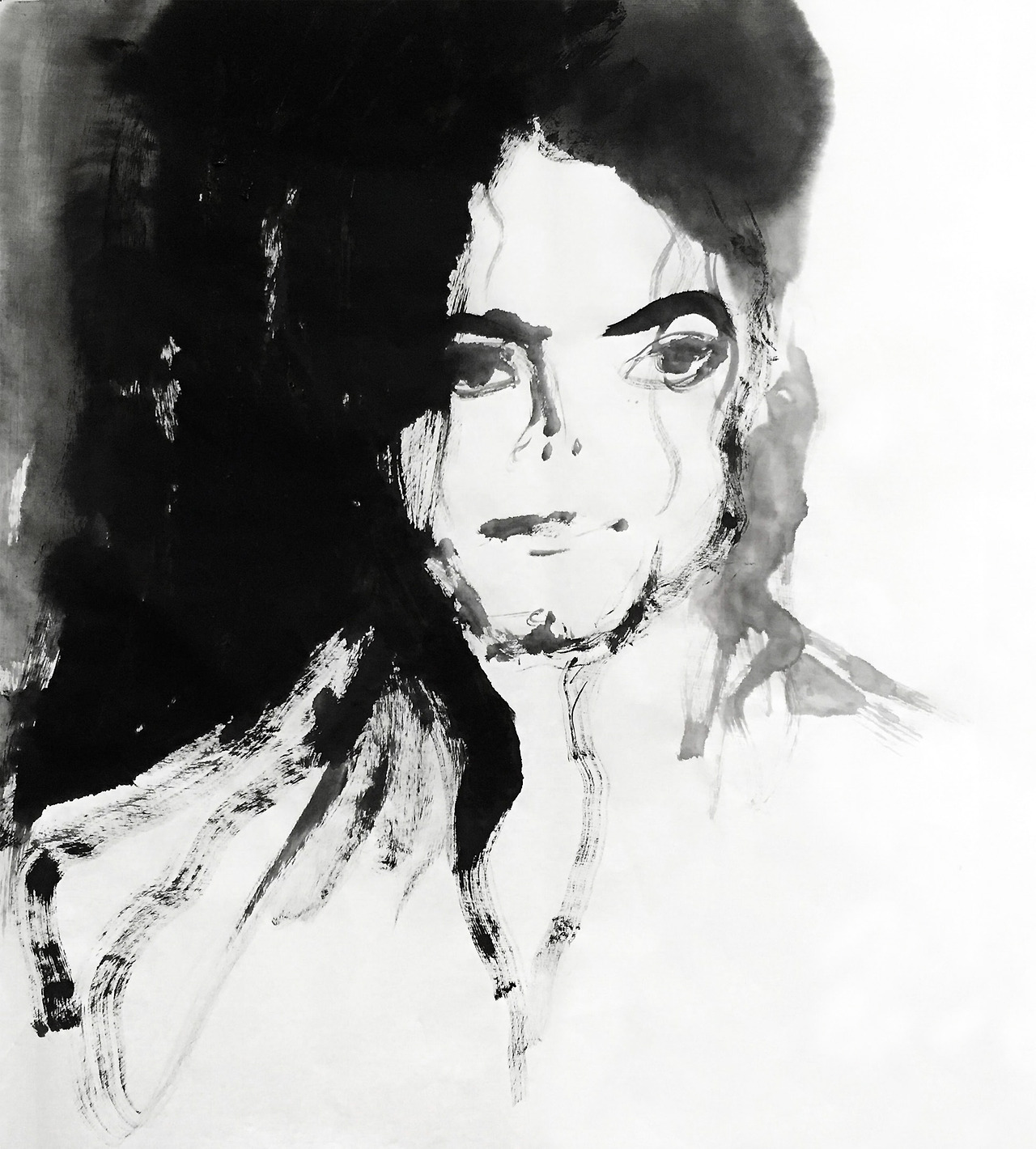 마이클 잭슨. 72x69. 화선지에 먹_edited.jpg
