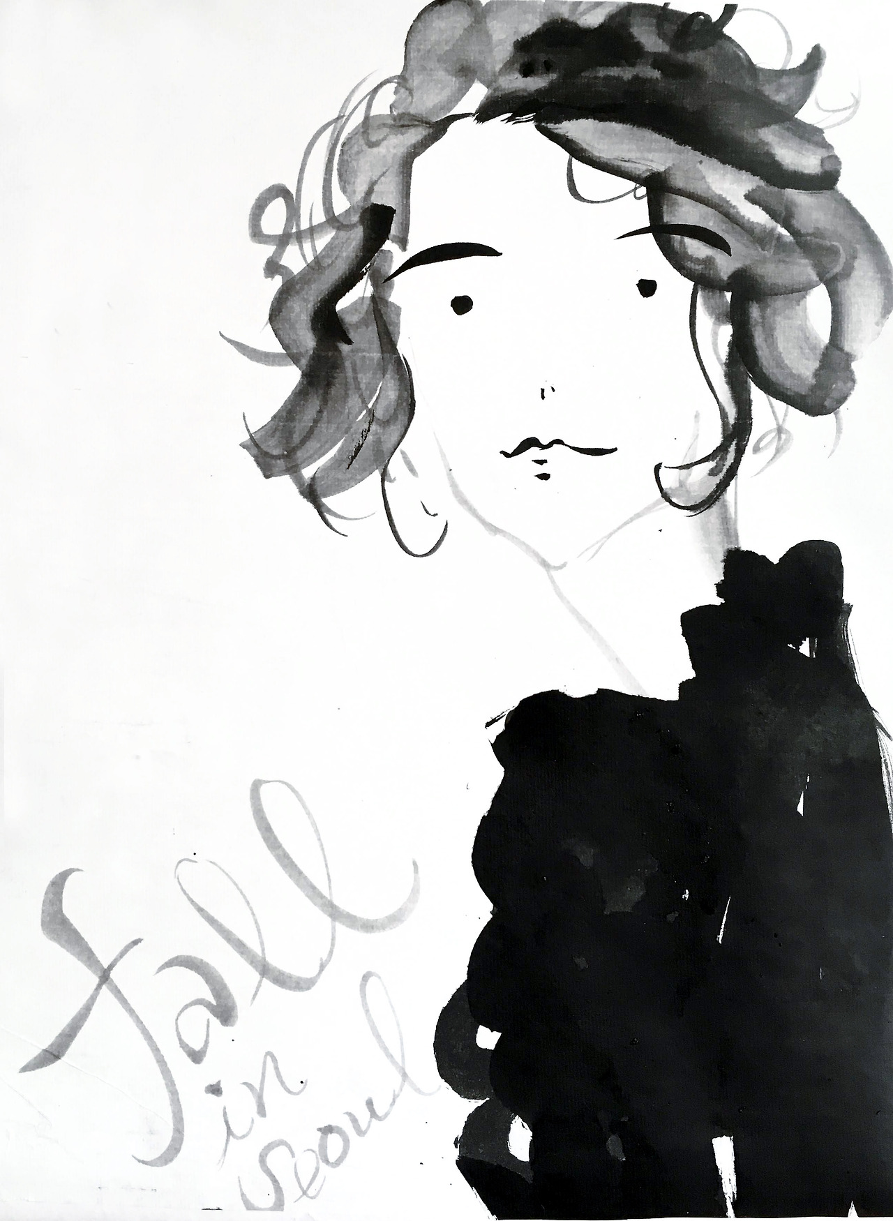 fall in Seoul. 32.5x42.5. 한지,먹. 2014_edited.jpg