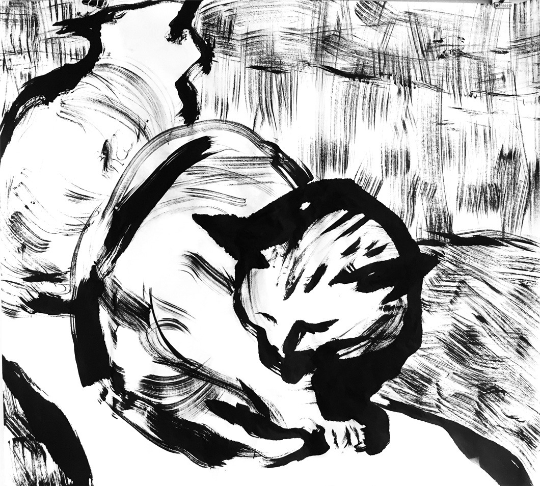 소호의 길고양이.73x69.화선지에 먹.2018_edited.jpg