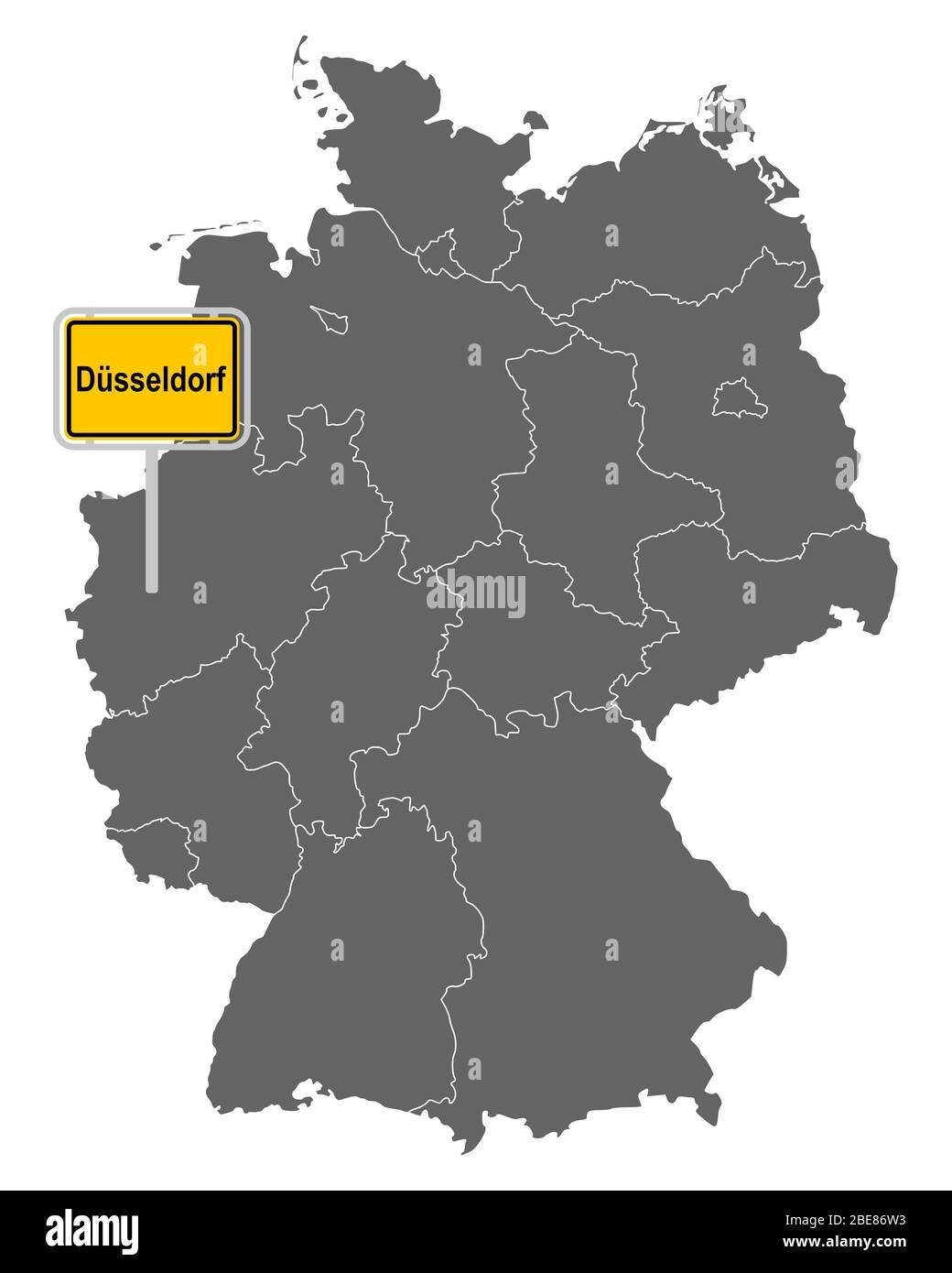 map-of-germany-with-road-sign-of-dsseldorf-2BE86W3.jpg