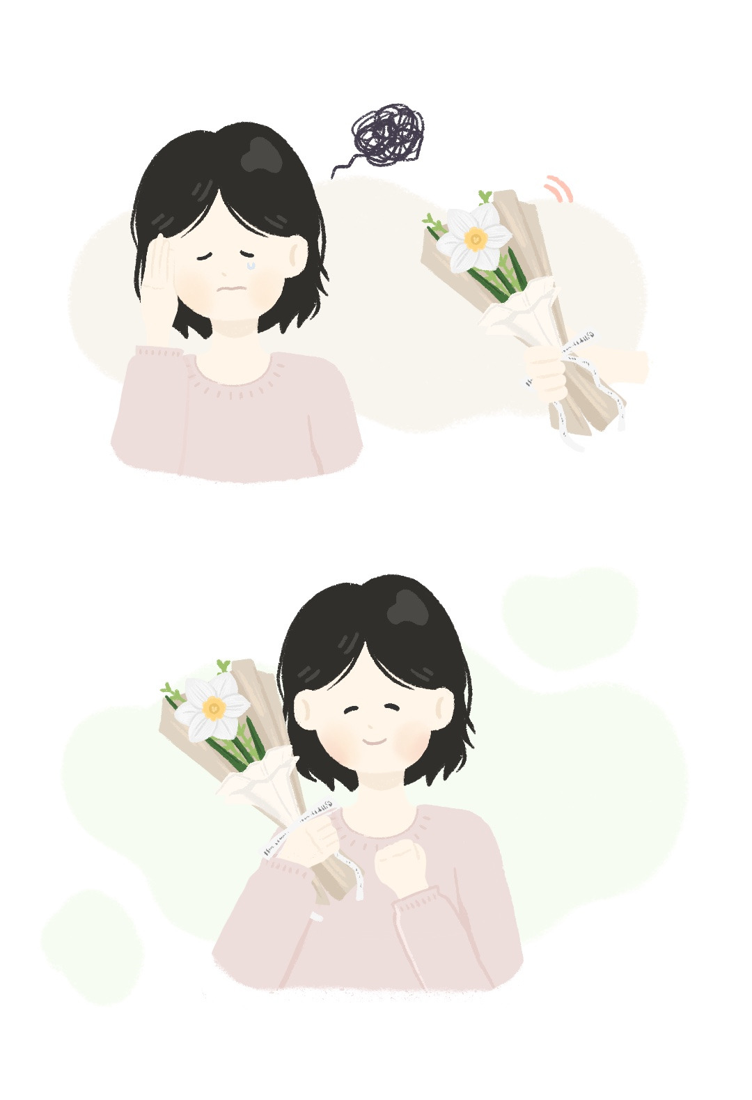 2-4 수선화로 위로 받은 여자.jpg