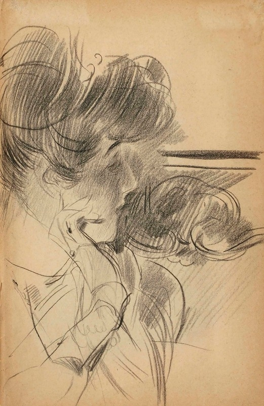 Portrait de femme de profil en buste (1905).jpg