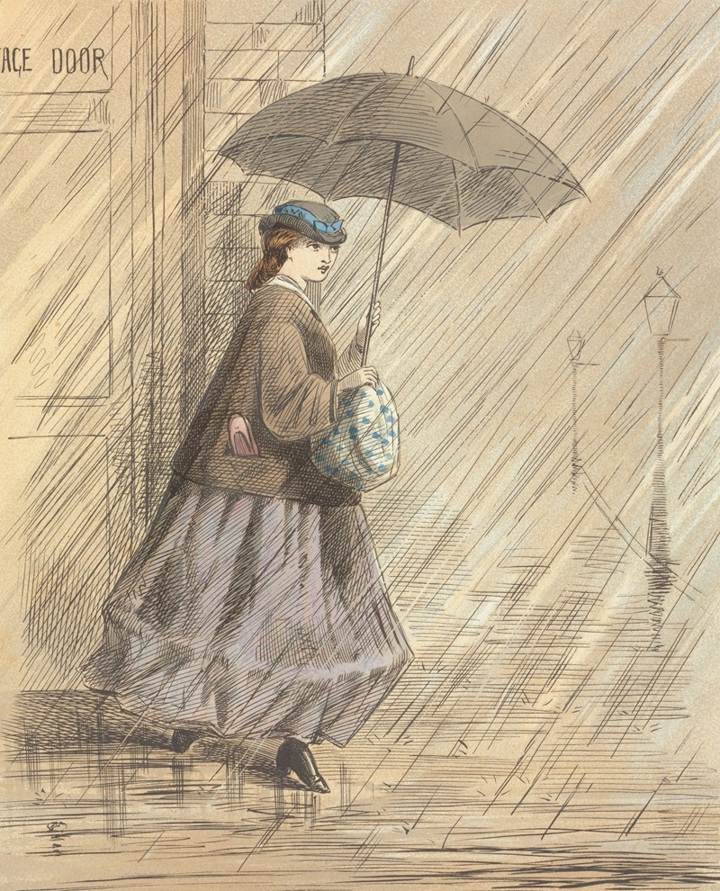 Going home in the rain (1860 - 1869).jpg