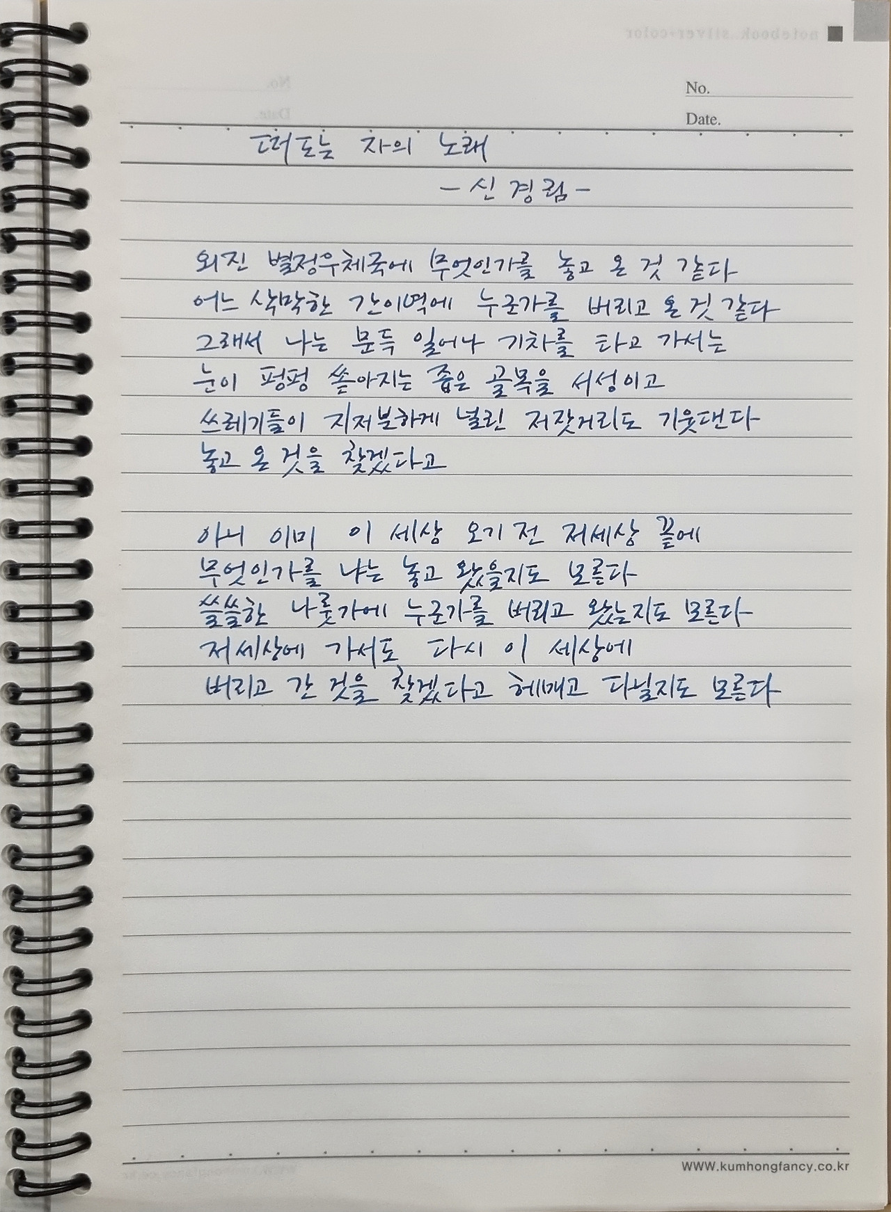 신경림 떠도는 자의 노래.jpg